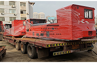 8噸雙駕駛室湘潭電機(jī)車發(fā)往新疆某銅礦